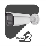 [Dual Light + 2 Micrófonos Integrados] Bala IP 8 Megapixel (4K) / Lente 4 mm / 80 mts Luz Blanca + 80 mts IR / ACUSENSE / Exterior IP67 / IK10 / WDR 120 dB / PoE / ONVIF / Micro SD / Metal / ACUSEARCH