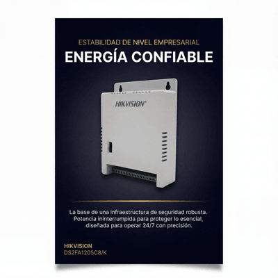 Fuente de poder HIKVISION DS-2FA1205-C8/K