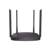 Hikvision AC1200 router inalámbrico Ethernet rápido Doble banda (2,4 GHz / 5 GHz) Negro