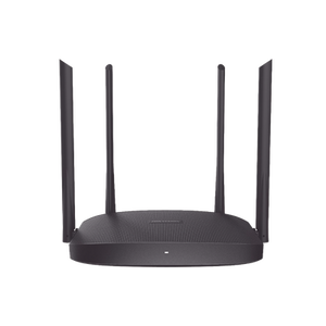 Hikvision AC1200 router inalámbrico Ethernet rápido Doble banda (2,4 GHz / 5 GHz) Negro