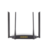 ROUTER HIKVISION INALÁMBRICO WISP GIGABIT / HASTA 1200 MBPS / DOBLE BANDA AC (2.4 GHZ Y 5 GHZ) / 3 PUERTOS LAN 10/100/1000 MBPS + 1 PUERTO WAN 10/100/1000 MBPS / 4 ANTENAS EXTERNAS OMNIDIRECCIONAL DE 5 DBI / INTERIOR