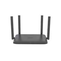 Hikvision DS-3WR15X router inalámbrico Gigabit Ethernet Doble banda (2,4 GHz / 5 GHz) Negro