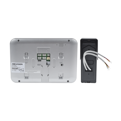 Hikvision DS-KIS203T sistema de intercomunicación de video 17,8 cm (7") Gris, Blanco