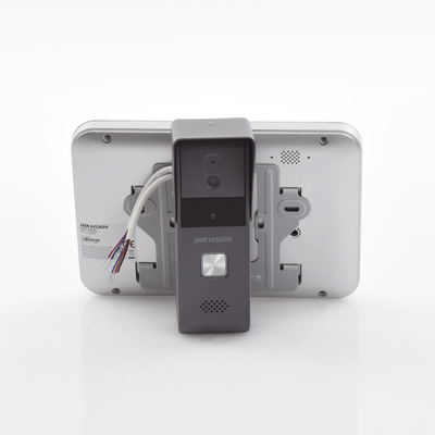 Hikvision DS-KIS203T sistema de intercomunicación de video 17,8 cm (7") Gris, Blanco