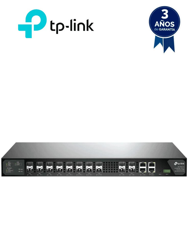 Switch TP-Link DS-P7001-16 OLT de 16 Puertos GPON, 2048 ONTs, 4 Puertos Uplink 10GE SFP, Capa 2 y 3
