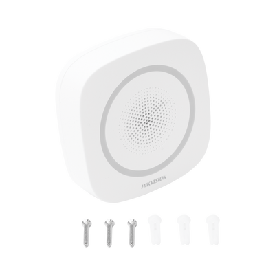 Hikvision DS-PS1-I-WB sirena Sirena inalámbrica Interior Blanco
