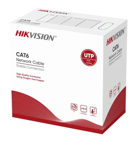 Hikvision DS-1LN6-UE-W cable de red Blanco 305 m Cat6 U/UTP (UTP)