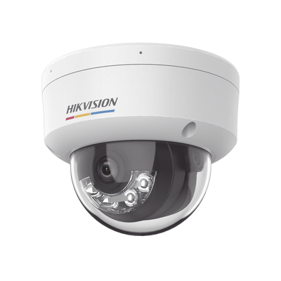 DS-2CD1127G2H-LIUF - [Dual Light + ColorVu] Domo IP 2 Megapixel / Lente 2.8 mm / 30 mts IR + 30 mts Luz Blanca / Micrófono Integrado / ACUSENSE Lite / Exterior IP67 / IK08 / dWDR / PoE / Micro SD