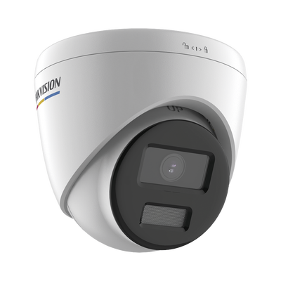 DS-2CD1347G0-L(C) - Turret IP 4 Megapixel / Imagen a Color 24/7 / PoE / Lente 2.8 mm / Luz Blanca 30 mts / Exterior IP67 / WDR 120 dB / H.265+ / ONVIF
