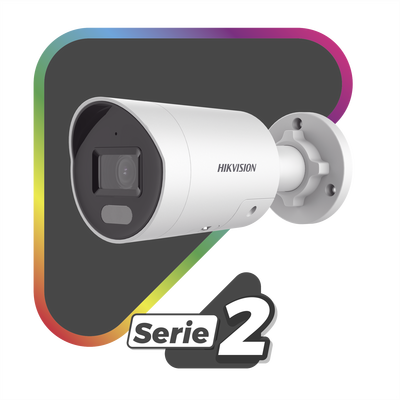 DS-2CD2087G2H-LIU/SL - Hikvision [Dual Light + ColorVu] Bala IP 8 Megapixel (4K) / Lente 2.8 mm / 40 mts IR + 40 mts