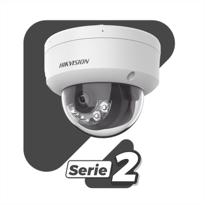 DS-2CD2123G2-LIS2U - Hikvision Cámara Domo IP / 2 Megapixel / Dual Light 30 m (98.4 ft) DS-2CD2123G2-LIS2U