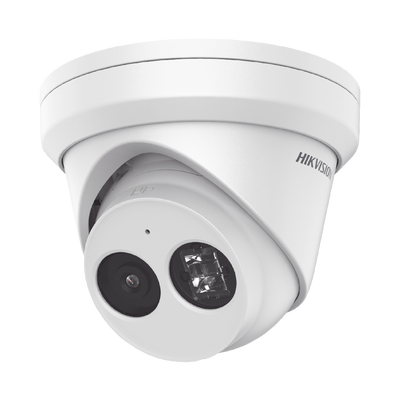 DS-2CD2343G2-I(U) - Turret IP 4 Megapixel / Lente 2.8 mm / 30 mts IR EXIR / Exterior IP67 / WDR 120 dB / PoE / ACUSENSE (Evita Falsas Alarmas) / Micrófono Integrado / Metal  / MicroSD / ONVIF / ACUSEARCH