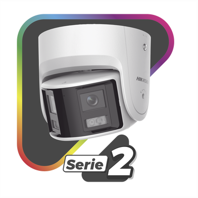 DS-2CD2346G2P-ISU/SL(C) - Hikvision Cámara Turret IP / 4 Megapixel / Dual Lente 2.8 mm DS-2CD2346G2P-ISU/SL(C)