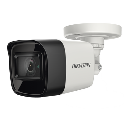 DS-2CE16U0T-ITF - Cámara Bala TURBOHD / 8 Megapixel 4K UHD / Gran Angular 102.9° / IR EXIR 30 m (98.4 ft) / IP67 / Metal / dWDR