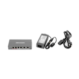 DS-3E0106HP-E - Hikvision DS-3E0106HP-E switch No administrado Fast Ethernet (10/100) Energía sobre Ethernet (PoE) Azul