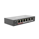 DS-3E0106HP-E - Hikvision DS-3E0106HP-E switch No administrado Fast Ethernet (10/100) Energía sobre Ethernet (PoE) Azul