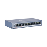 DS-3E0109P-E/M(B) - Hikvision Switch PoE+ / No Administrable / 8 Puertos 10/100 Mbps PoE+ DS-3E0109P-E/M(B)