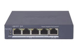 Hikvision DS-3E1505P-EI switch Gestionado Gigabit Ethernet (10/100/1000) Energía sobre Ethernet (PoE) Gris