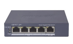 Hikvision DS-3E1505P-EI switch Gestionado Gigabit Ethernet (10/100/1000) Energía sobre Ethernet (PoE) Gris
