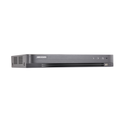 DS-7216HQHI-K2 - DVR 4 Megapixel Lite / 16 Canales TURBOHD + 8 Canales IP / 2 Bahías de Disco Duro / 1 Canal de Audio / Salida de Vídeo en 4K