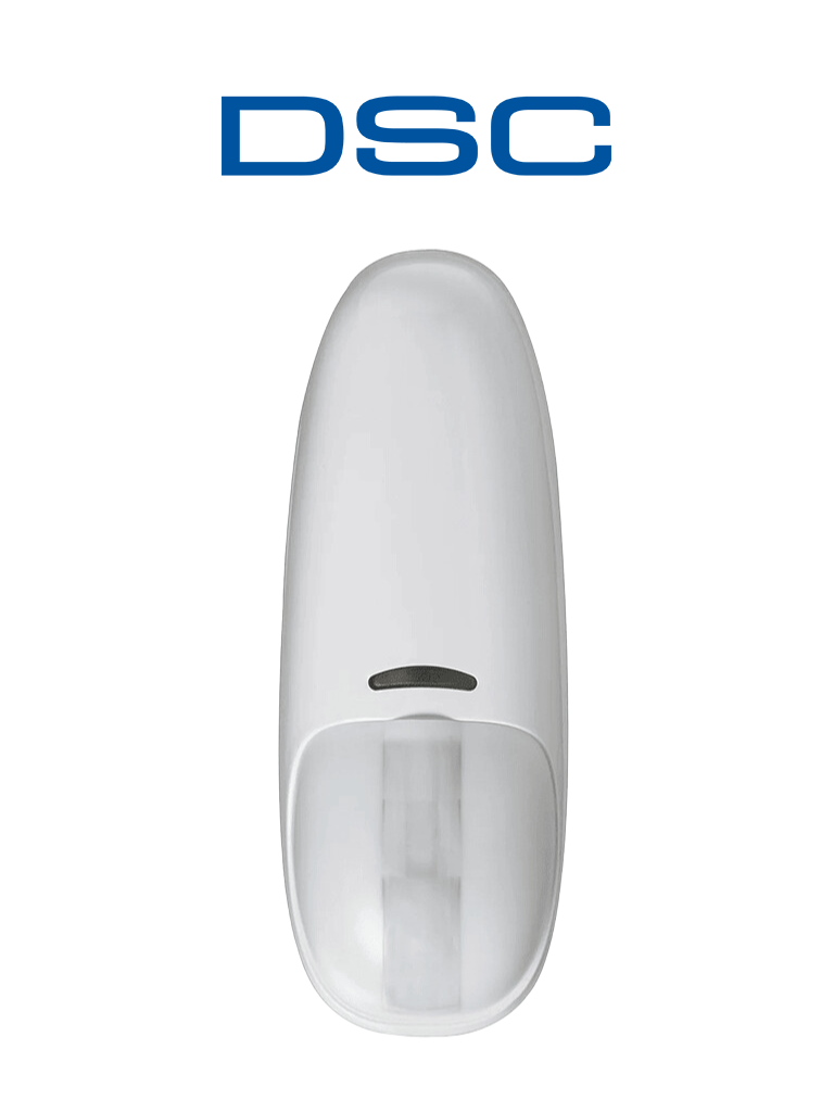 Detector Pir Cortina Inalámbrico DSC PG9924, Tecnología Power G, Compatible con NEO, PRO, Qolsys e Iotega
