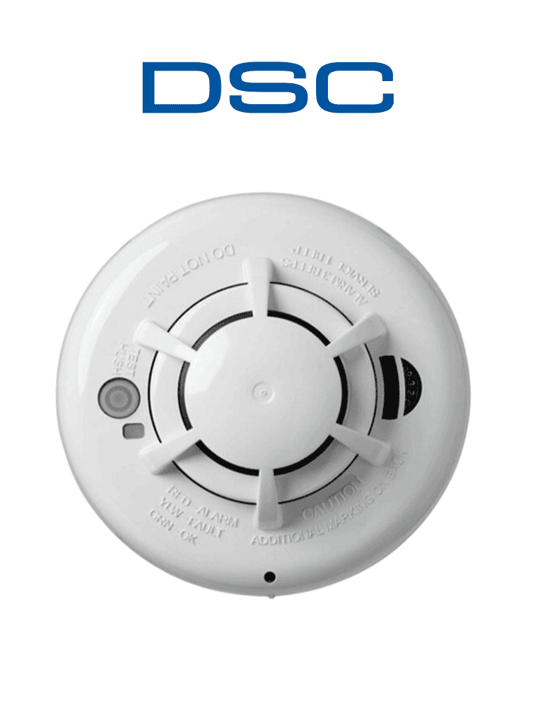Detector de humo y calor inalámbrico DSC PG9936 Power G compatible NEO, PRO, Qolsys, IoTga