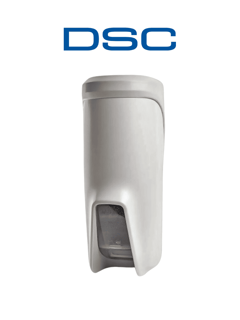 Detector PIR cortina exterior inalámbrico DSC PG9902 con tecnología Power G, compatible con NEO, PRO, Qolsys e Iotega.