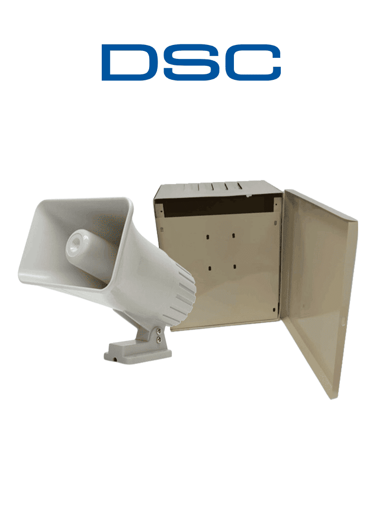Sirena Exterior 30W con Gabinete GS001 TT001, Potencia 30W, Exterior IP65