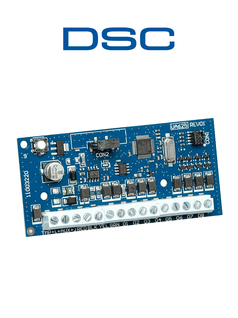 Módulo Expansor de 8 Salidas Programables de Baja Corriente para Panel Neo Pro Qolsys MCI2Q125