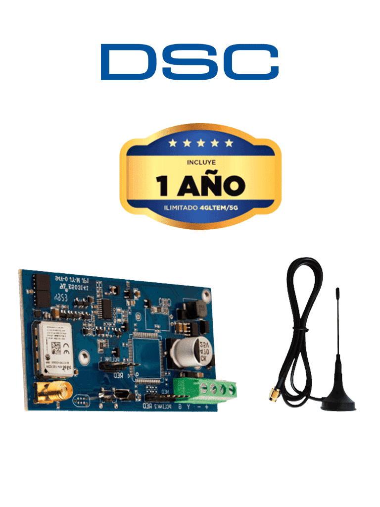 Comunicador celular DSC LE4050M Dual SIM 5G/LTE para PowerSeries y Power Series Neo