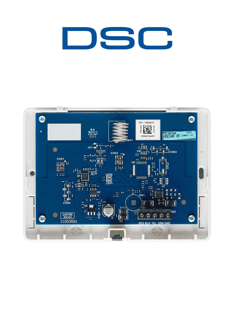 Módulo Receptor Power Series NEO 433MHz para Dispositivos DSC, HSM2164