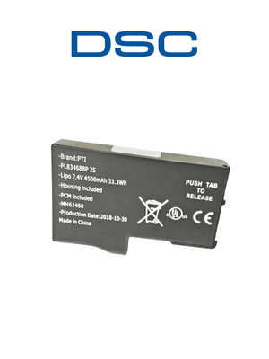 '17000179  Batería de respaldo para paneles iotega ws9xx mci2q125, 1700mah, repuesto original