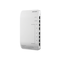 DS-KAD606-N - Distribuidor PoE (propietario) de Audio y Vídeo / Soporta Hasta 6 dispositivos / Compatible con Frente de Calle y Monitor IP HIKVISION