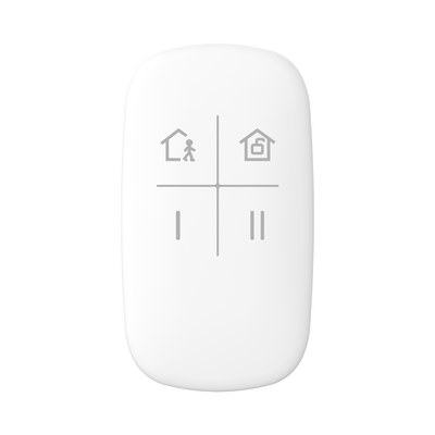 DS-PKF1-WB - (AX PRO) Control Remoto para Armado y Desarmado / Teclas con Funciones Programables