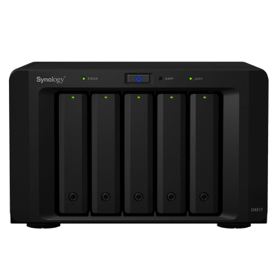 Synology DX517 unidad de disco múltiple 0 TB Escritorio Negro | Unidades de discos múltiples