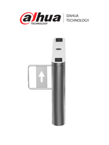 Dahua Technology DHI-ASGB611K-R torniquetes para control de acceso Acero inoxidable Acero inoxidable Torniquete de barrera giratoria Acero inoxidable