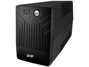 No-Break UPS GHIA GUP-075 750VA (350W), 6 contactos Nema 5-15R, Protección Sobretensión