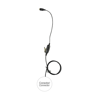 Otto Micrófono de Cable / Serie LOC / Compatible ICOM IP100H E1-1W2CH131