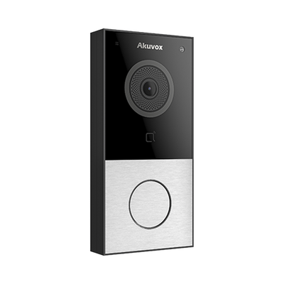 Akuvox E12W kit de timbre Negro, Gris