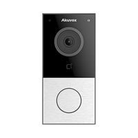 Akuvox E12W Gris IP65 Plástico Pared MicroSD (TransFlash) -36 dB