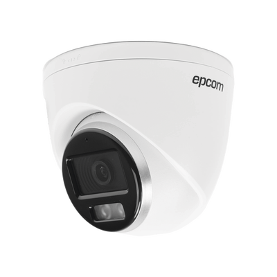 E3K-TURBO-CX - Turret TURBOHD 3K (5 Megapixel) / Lente 3.6 mm / Micrófono Integrado / Imagen a Color 24/7 (ColorVu) / 40 mts Luz Blanca / Exterior IP67 / dWDR / 4 Tecnologías