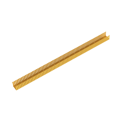 Panduit Canaleta Ranurada para Fibra Óptica / 4 in Ancho x 4 in Alto / 1828.8 mm Largo E4X4YL6