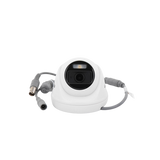 Turret TURBOHD 2 Megapíxel (1080p) / Imagen a color 24/7 / Lente 2.8 mm / Policarbonato / Luz Blanca 20 mts / Interior / Microfono Integrado / TVI-AHD-CVI-CVBS / dWDR