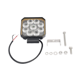 Luz de trabajo bluetooth, 9 LED, 1500 Lumenes, 12-24 Vcd