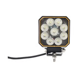 Luz de trabajo bluetooth, 9 LED, 1500 Lumenes, 12-24 Vcd