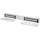 Chapa Magnética Doble 600 Lbs por Lado /  Led de Estado /  Libre de Magnetismo Residual / Sensor de Adherencia / UL