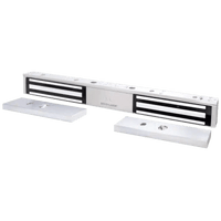 Chapa Magnética Doble 600 Lbs por Lado /  Led de Estado /  Libre de Magnetismo Residual / Sensor de Adherencia / UL