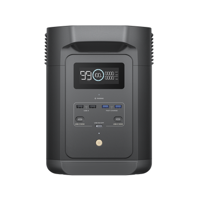 Estación de Energía Portátil de 980Wh Litio LFP / 10 Puertos AC 500 W (Max. 1000W) / 2 USB-C 100W / Cargador de Coche 10A a 12.6V / Conectividad WiFi
