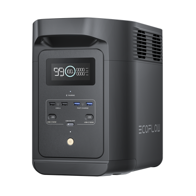 Estación de Energía Portátil de 980Wh Litio LFP / 10 Puertos AC 500 W (Max. 1000W) / 2 USB-C 100W / Cargador de Coche 10A a 12.6V / Conectividad WiFi