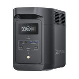 Estación de Energía Portátil de 980Wh Litio LFP / 10 Puertos AC 500 W (Max. 1000W) / 2 USB-C 100W / Cargador de Coche 10A a 12.6V / Conectividad WiFi